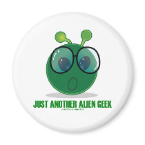 Just Another Alien Geek (Green Alien Expression)