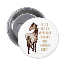 Just Another Horse Pinback Button