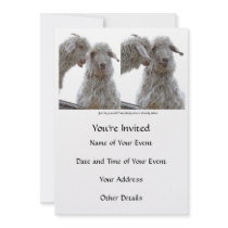 Just Be Yourself Goats Personalized Invites
