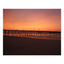 Just Beachy Sunrise at the Pier Photograph