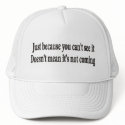 JUST BECAUSE CUSTOMIZABLE hats and caps
