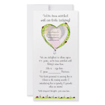 Just been matched adoption announcement photo card template