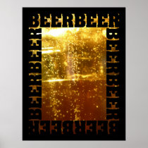 Just Beer Frame Poster or Print