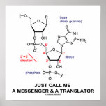 Just Call Me A Messenger & A Translator (mRNA) posters