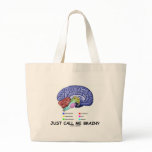 Just Call Me Brainy (Anatomical Brain Attitude) bags