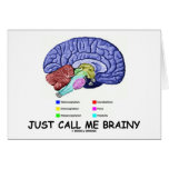 Just Call Me Brainy (Anatomical Brain Attitude) cards