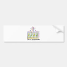 Just Call Me Mendelian (Punnett Square Genetics) Bumper Sticker