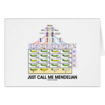Just Call Me Mendelian (Punnett Square Genetics) cards