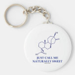 Just Call Me Naturally Sweet (Steviol) Keychain