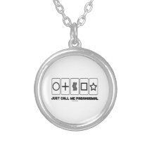 Just Call Me Paranormal (Zener Cards) Pendants