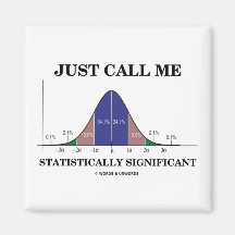 Just Call Me Statistically Significant Refrigerator Magnets