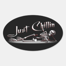 Just Chillin Stickers