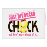 Just Divorced Chick Greeting Card
