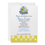 Just Ducky Yellow Duck 5x7 Baby Shower Invitation