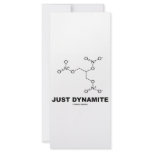 Just Dynamite (Nitroglycerin Chemistry Molecule) Rack Card Template