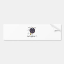 Just Eyeball It (Eye Anatomy Approximation Saying) Bumper Sticker