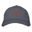 Just Go , Away-Saying-Embroidered Hat embroidered hats