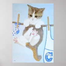 Just hanging around! print