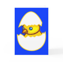 "Just hatched" Birth Announcement Card B2