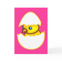 "Just Hatched" Birth Announcement Card G1
