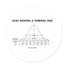 Just Having A Normal Day (Bell Curve Humour)