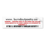 JUST KIDDING ??? BUMPER STICKER