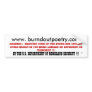 JUST KIDDING ??? BUMPER STICKER