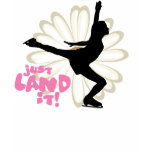 Just Land It Ice Skating Tee t-shirts