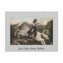 Just like Annie Oakley