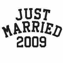 Just Married 2009 Embroidered Polo Shirt