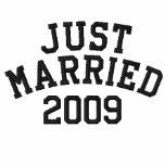 Just Married 2009 embroidered shirts