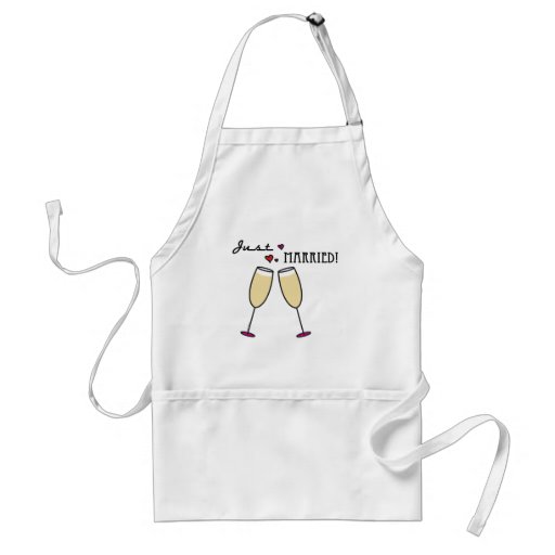 Just Married Aprons