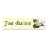 Just Married Bumper Sticker bumper stickers