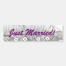 Just Married! Bumper Sticker