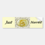 Just Married bumper sticker bumper stickers