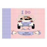 Just Married Business Card