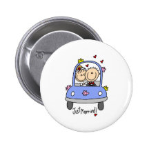 Just Married Button