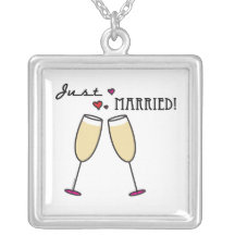 Just Married Custom Necklace