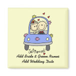 Just Married Customisable Magnet