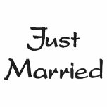 Just Married embroidered shirts