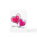 Just Married Greeting Card