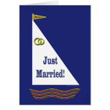 Just Married Greeting Cards