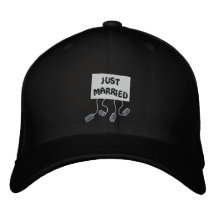 Just Married Groom Customisable Funny Wedding Baseball Cap