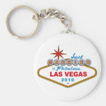 Just Married In Fabulous Las Vegas 2010 Keychains