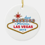 Just Married In Fabulous Las Vegas 2010 Ornament