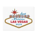 Just Married In Fabulous Las Vegas 2010 postcards