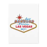 Just Married In Fabulous Las Vegas 2011 postcards