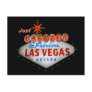 Just Married in Vegas Wedding Cards Postcards