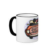 Just Married Jalopy Mug
