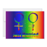 Just Married Lesbians invitations